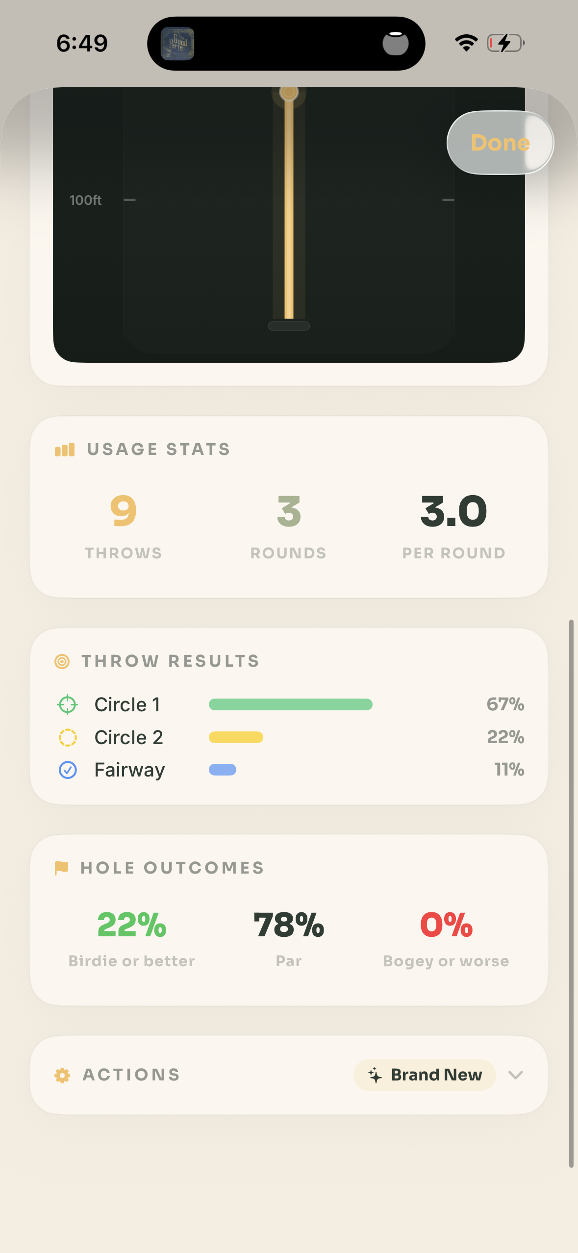 Disc Stats