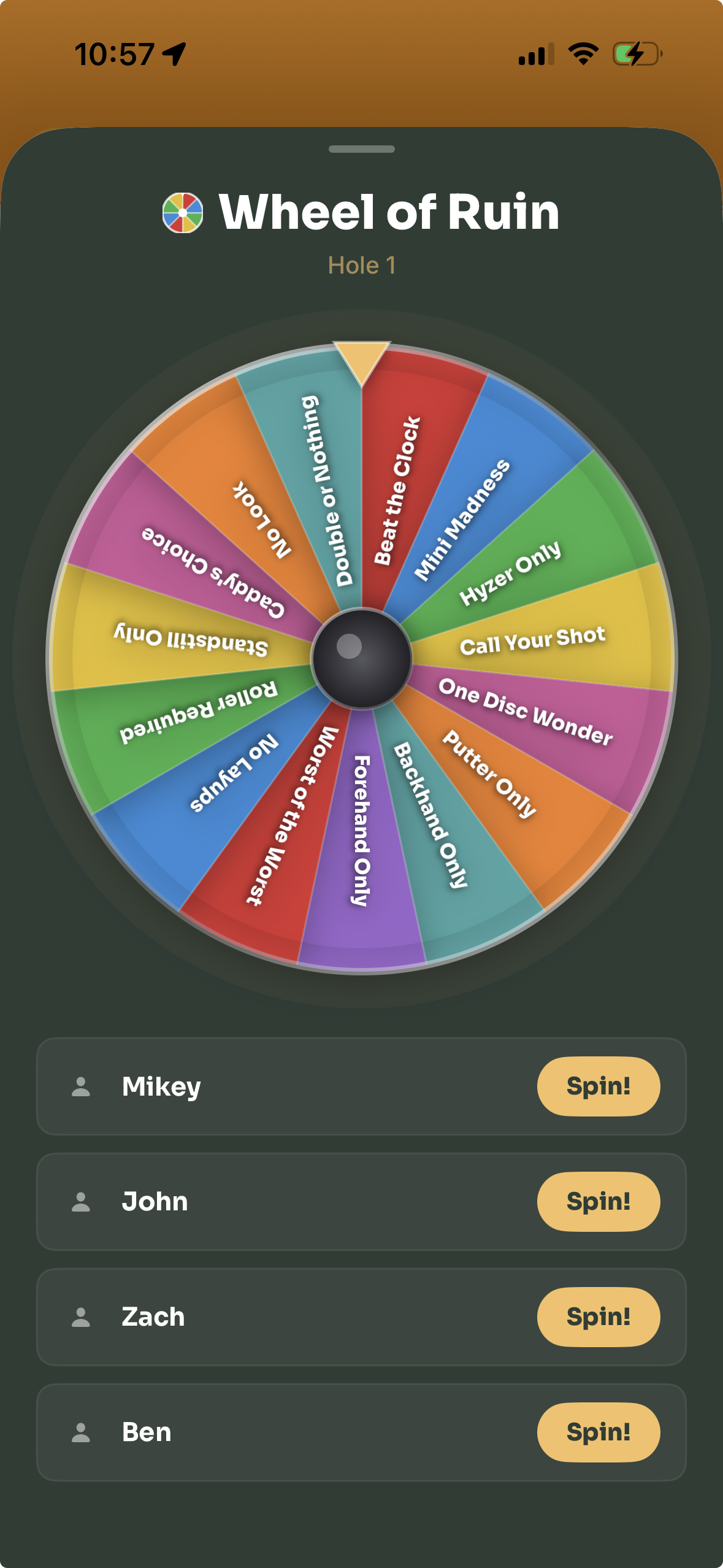 Wheel of Ruin game mode